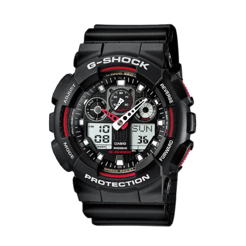 RELOJ G-SHOCK ANALOGO HOMBRE GA-100-1A4DR - 1