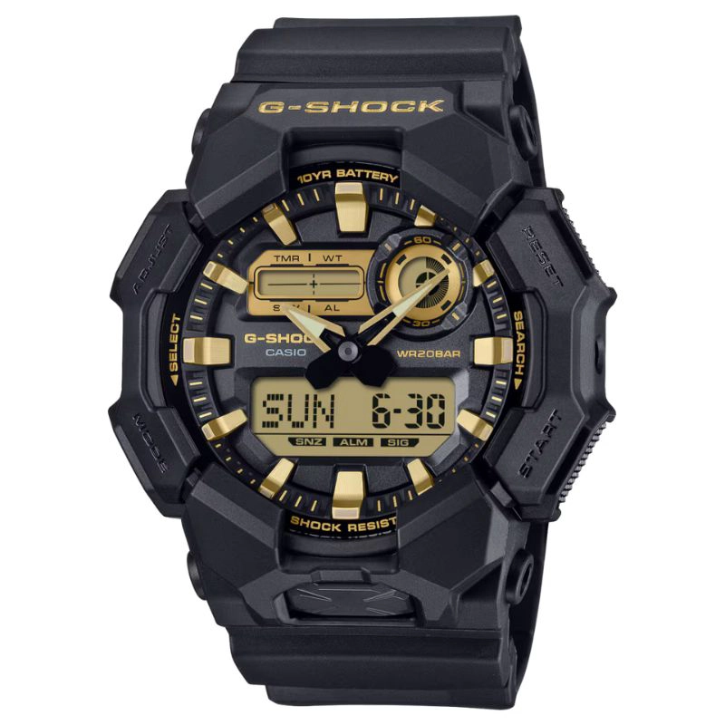G-SHOCK ANALOGICO DIGITAL NEGRO GA-010GB-1A9 - 1