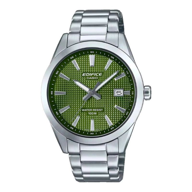 RELOJ CASIO EDIFICE EFV-160D-3AVDF CAJA Y CORREA DE ACERO - 1