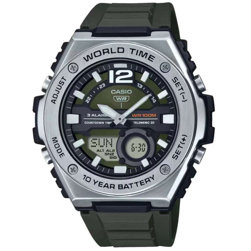RELOJ CASIO MWQ-100-3AV HOMBRE - ANALOGO DIGITAL - 1
