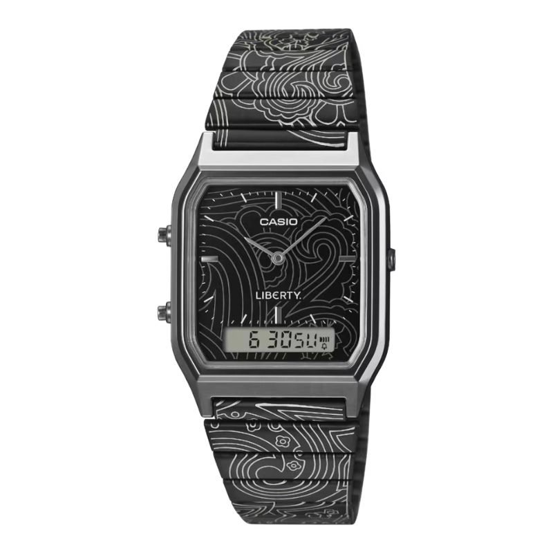 CASIO VINTAGE AQ-230EBLT-1 'LIBERTY PAISLEY' LIMITED EDITION UNISEX - 1