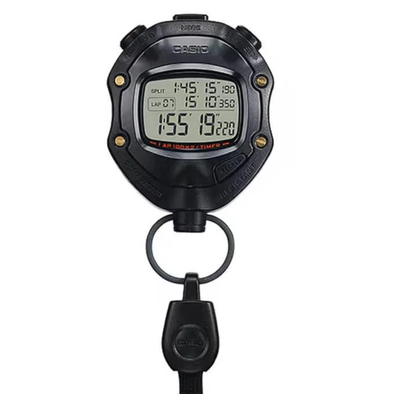 CRONOMETRO CASIO HS-80TW-1DF NEGRO DEPORTIVO - 1