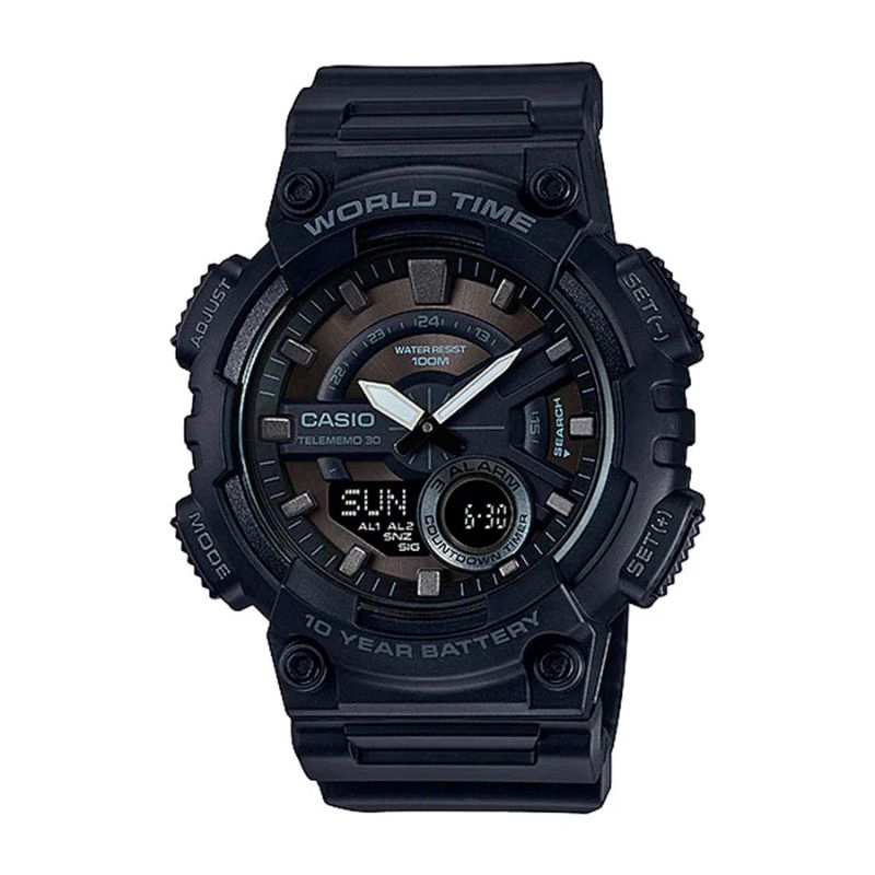 RELOJ CASIO ANALOGO/DIGITAL VINTAGE AEQ-110W-1BVDF - 1