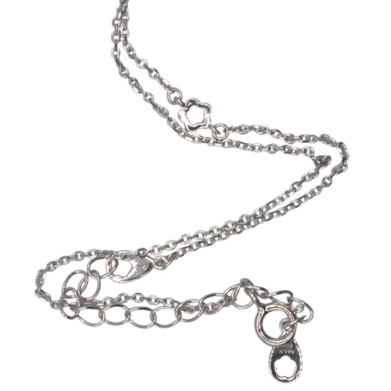 COLLAR DE PLATA RODIO LOVE 13011FNSWSH1 - 3
