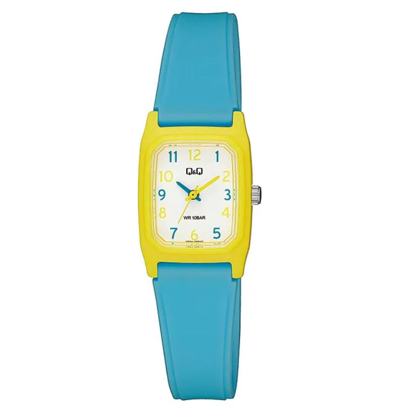 RELOJ Q&Q V33A-005VY AMARILLO/CELESTE - 1