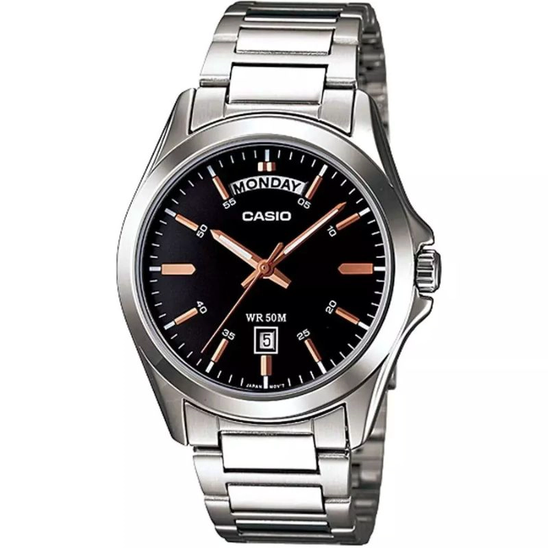 RELOJ CASIO HOMBRE MTP-1370D-1A2VDF - 1