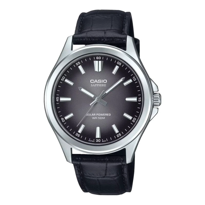 RELOJ CASIO SAPPHIRE MTS-RS100L-1A NEGRO TOUGH SOLAR ACERO 41,7MM - 1
