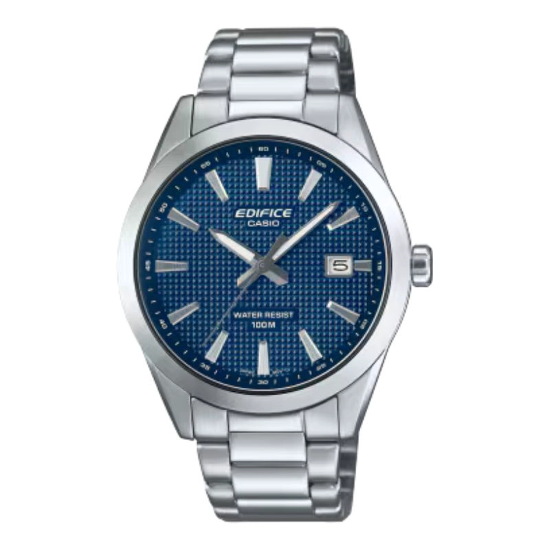 RELOJ CASIO EDIFICE EFV-160D-2A CAJA Y CORREA DE ACERO - 1