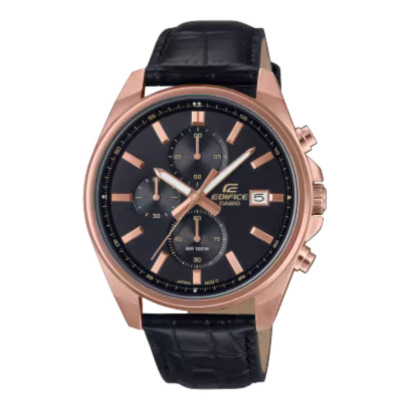 RELOJ CASIO EDIFICE EFV-610ECL-1A CHRONOGRAPH ACERO - 1