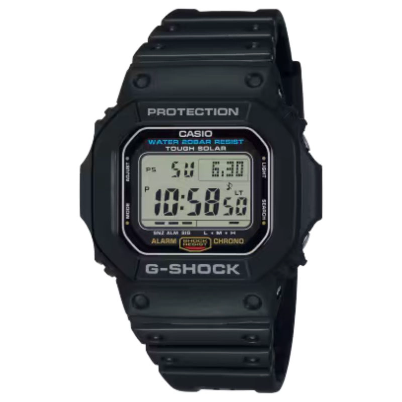 RELOJ CASIO G-SHOCK VINTAGE G-5600UE-1 NEGRO CLASICO - 1