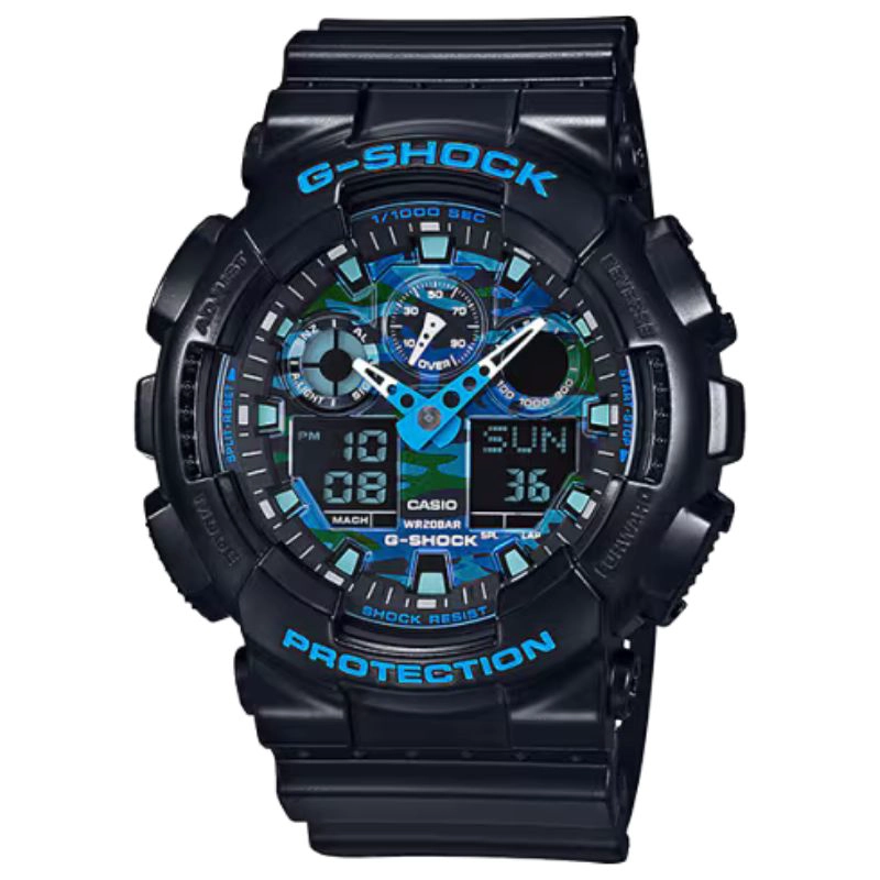 RELOJ DIGITAL-ANALOGO G-SHOCK HOMBRE GA-100CB-1A - 1