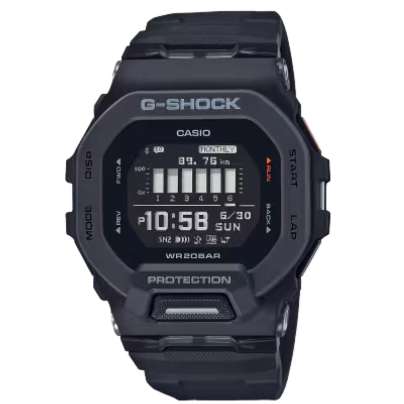 RELOJ CASIO G-SHOCK G-SQUAD GBD-200-1DR BLUETOOTH - 1