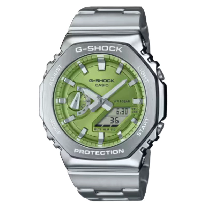 RELOJ CASIO G-SHOCK GM-2110D-3A1 METALICO VERDE - 1