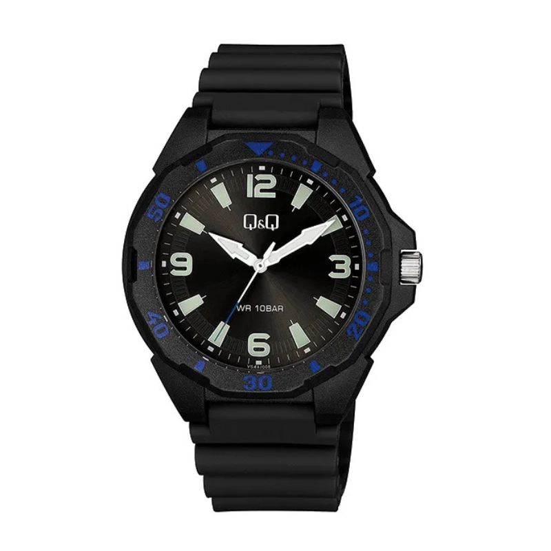 RELOJ MARCA QYQ VS44J008Y HOMBRE ANALOGO RESINA - 1