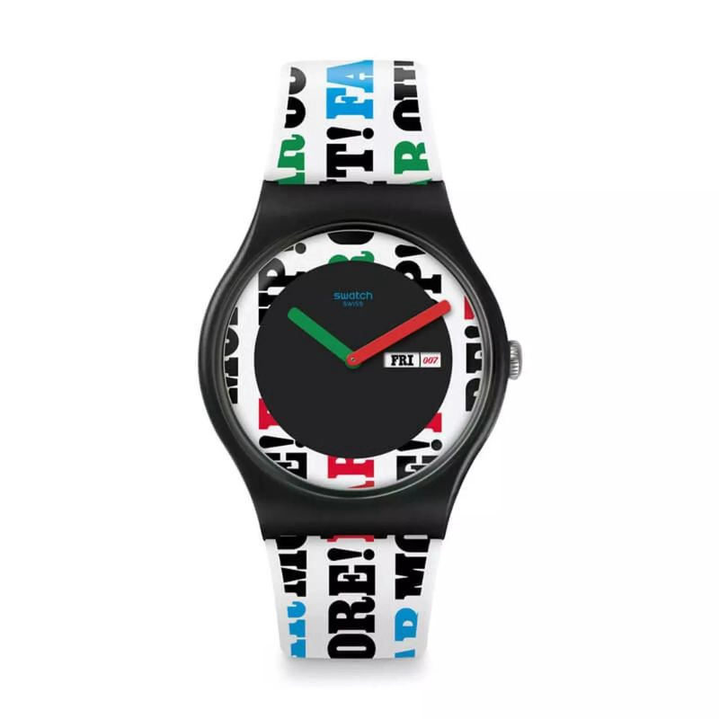 RELOJ SWATCH UNISEX ON HER MAJESTY'S SECRET SERVICE 1969 - SUOZ715 - 1