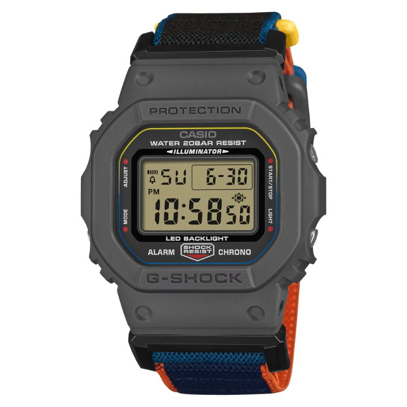 RELOJ CASIO G-SHOCK DW-5600MNC-8A, TECNOLOGIA DE CIERRE MAGNE TICO FIDLOCK - 1