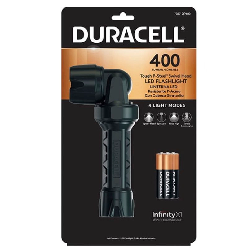 LINTERNA DURACELL  PSTEEL 400L, 7357-DP400 - 1
