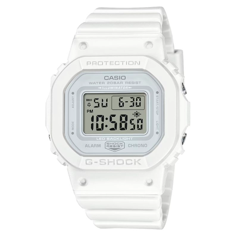 RELOJ CASIO G-SHOCK MONOCROMATICO BLANCO GMD-S5600BA-7 UNISEX - 1