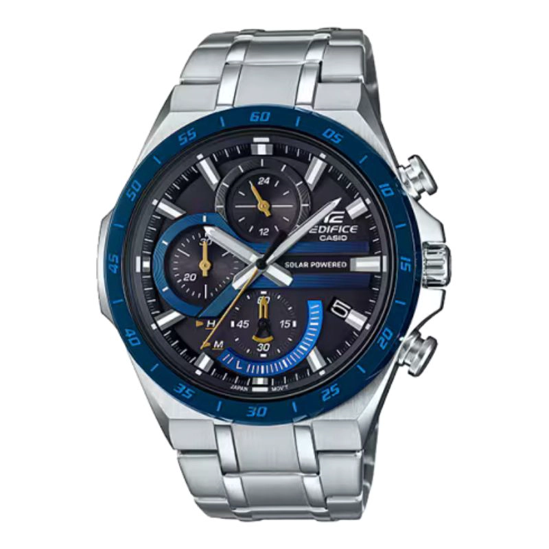 RELOJ CRONOGRAFO DEPORTIVO HOMBRE SOLAR CASIO EDIFICE EQS-920DB-2A - 1