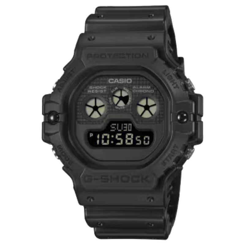 RELOJ DIGITAL TACTICO DE ESTILO VINTAGE, CASIO G-SHOCK DW-5900UBB-1 UNISEX - 1