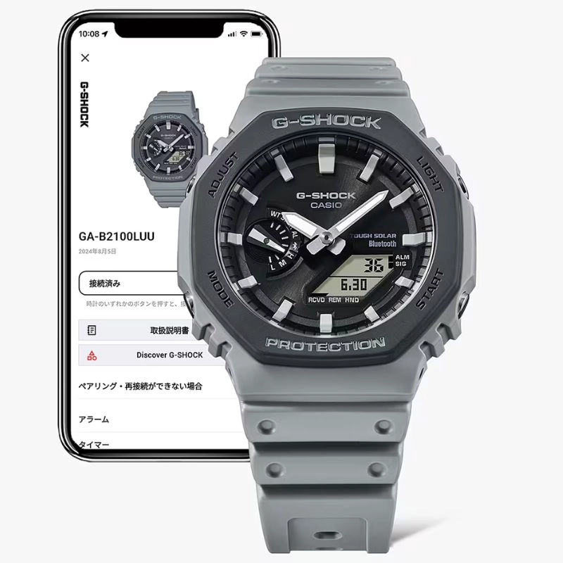RELOJ CASIO BLUETOOTH/TOUGH SOLAR G-SHOCK GA-B2100LUU-8A - 1