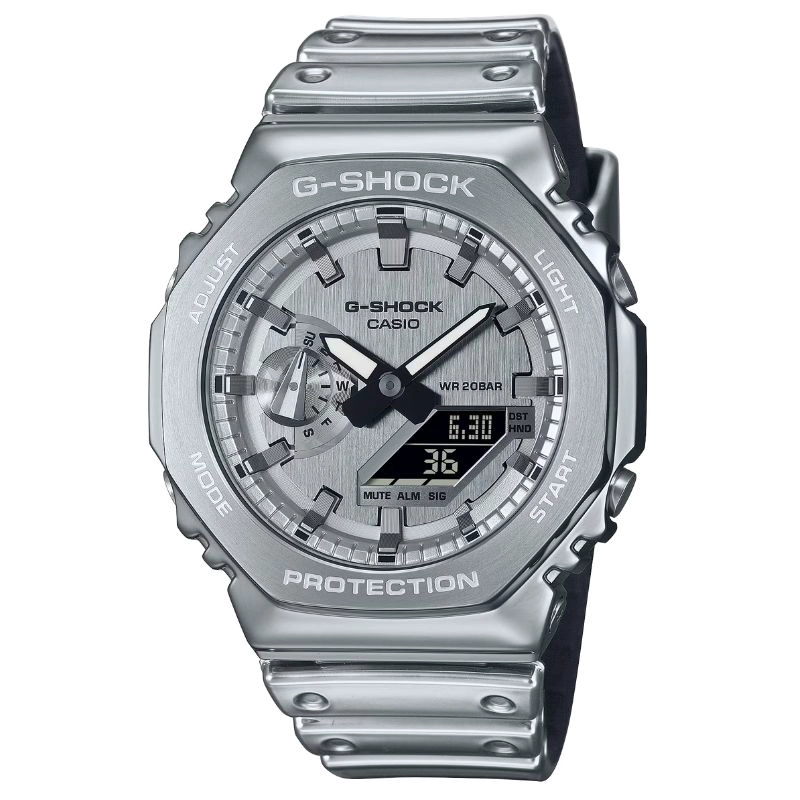 RELOJ CASIO G-SHOCK CASIOAK GM-2100YM-8A ACERO - 1