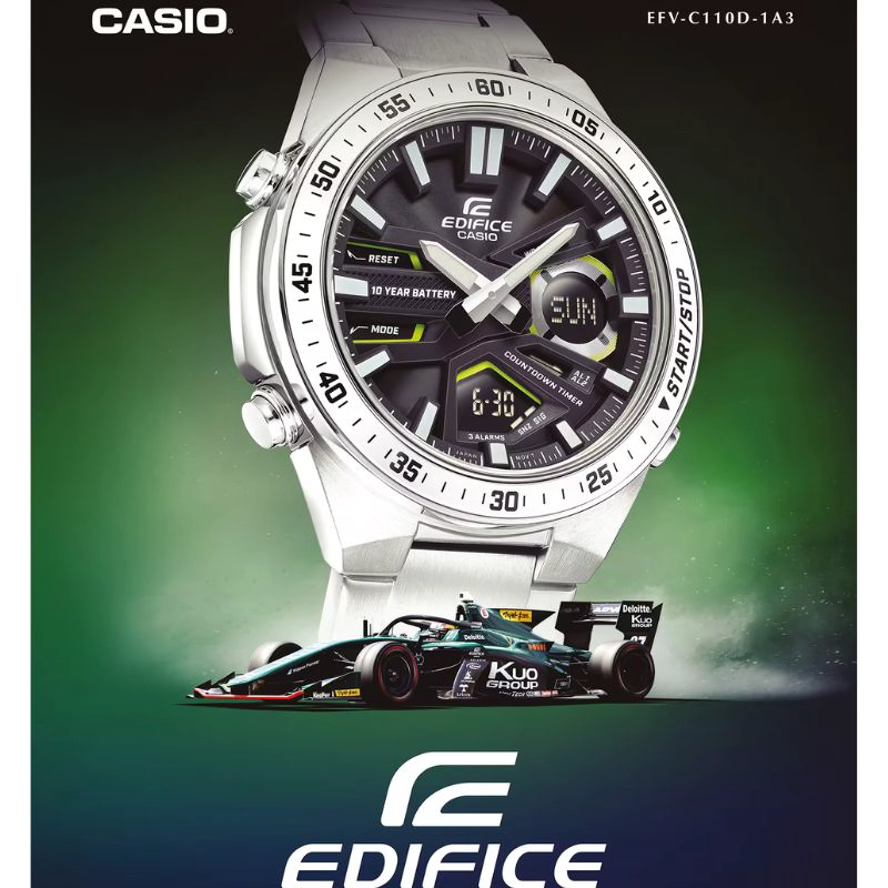 RELOJ DIGITAL-ANALOGO EDIFICE HOMBRE EFV-C110D-1A3VDF - 1