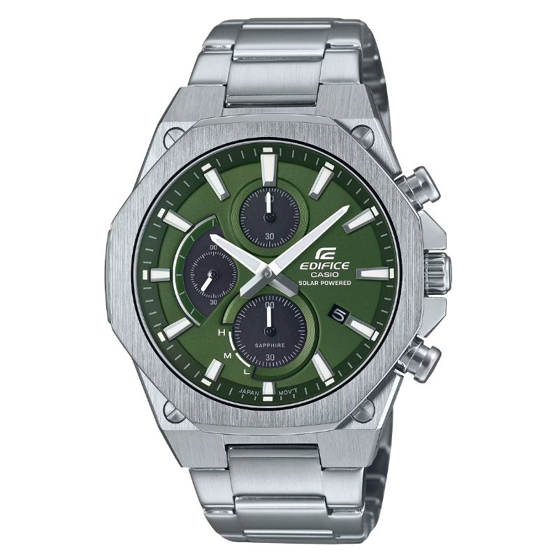 CASIO EDIFICE EFS-S570D-3A SOLAR CHRONOGRAPH - 1