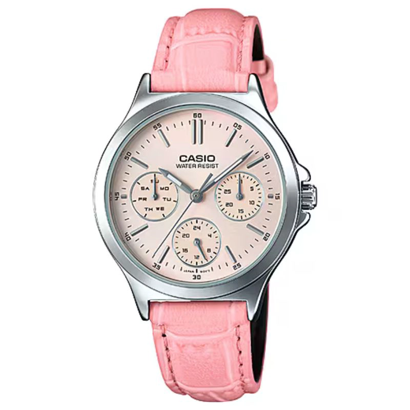 RELOJ ANALOGO ROSADO CASIO LTP-V300L-4A - 1