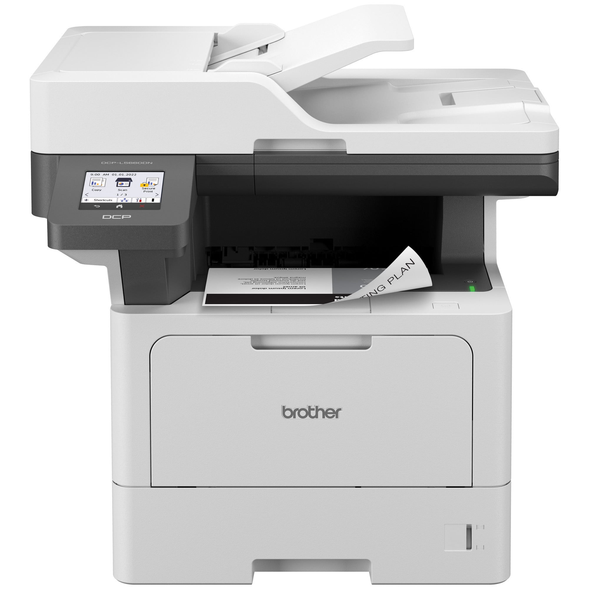 IMPRESORA BROTHER MULTIFUNCIONAL LASER MONO DCP-L5660DN - 1