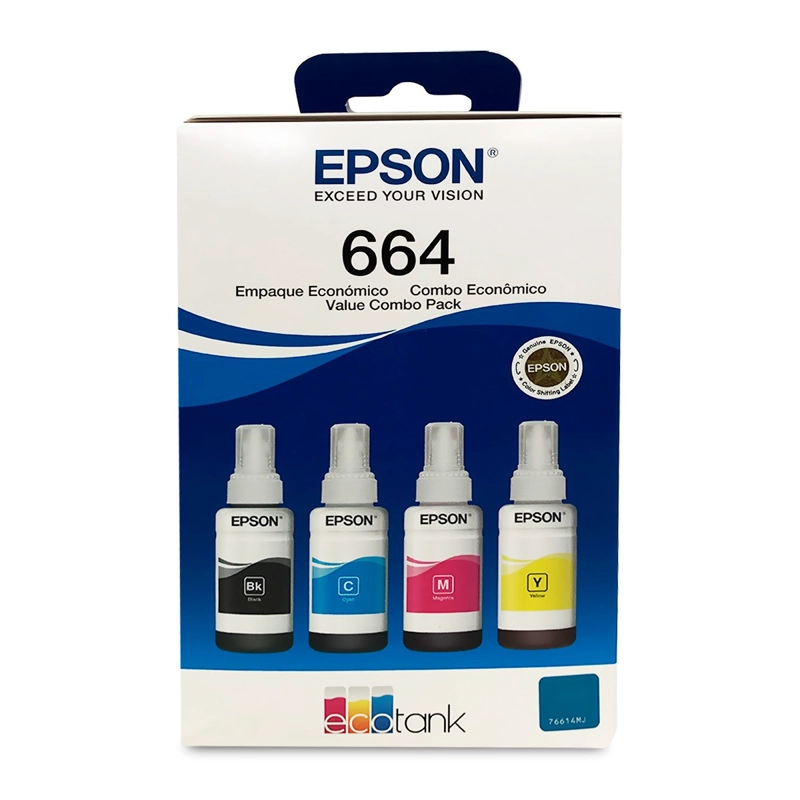 TINTA EPSON BOTELLA PACK 4 COLORES BK-C-M-Y L120 - 2