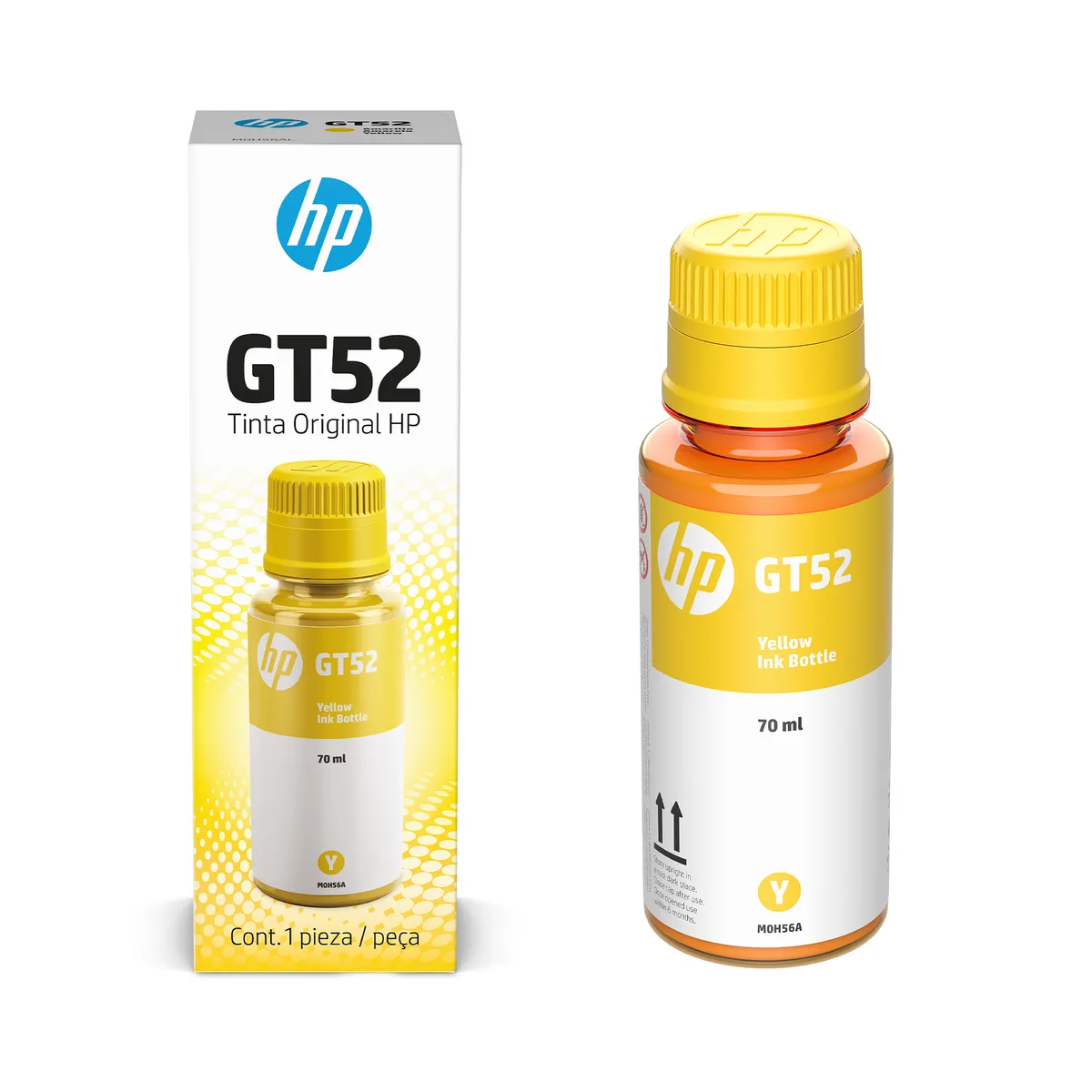 TINTA HP NEGRO BOTELLA M0H56AL AMARILLA GT-5820-415 - 1