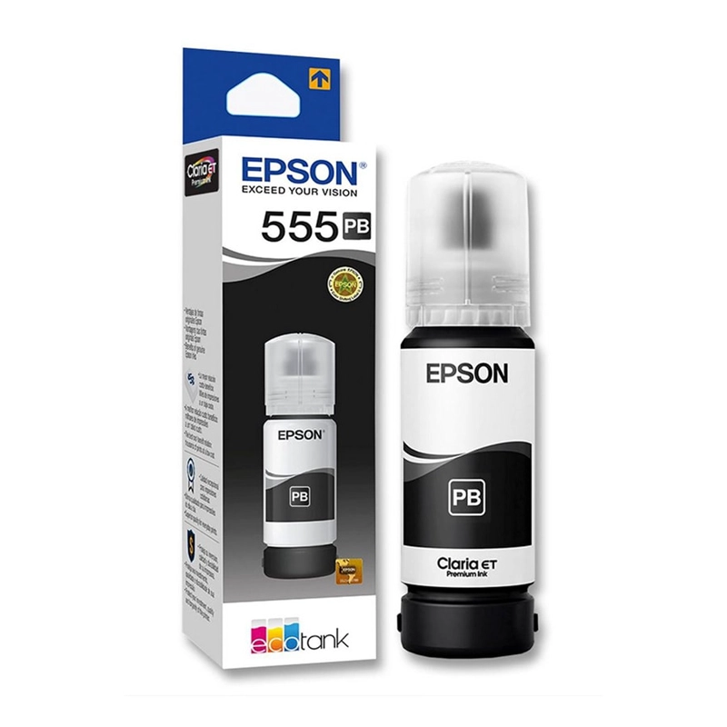 TINTA EPSON T555 NEGRO L8160-L8180 70ML - 1