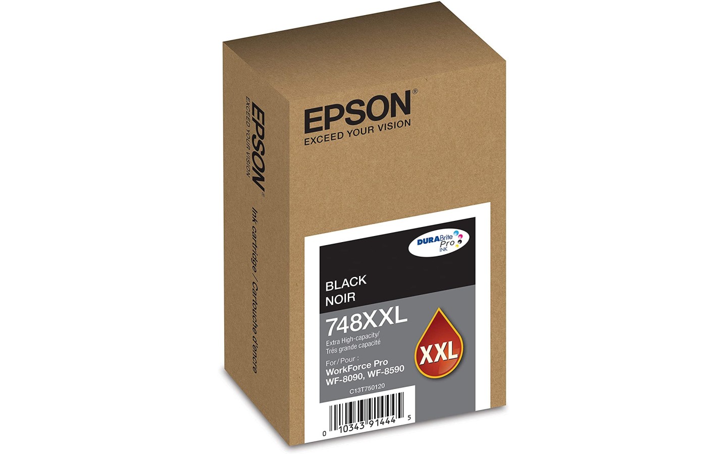 TINTA EPSON WF-6090 WF-6590 BLACK 10.000 PGS - 1
