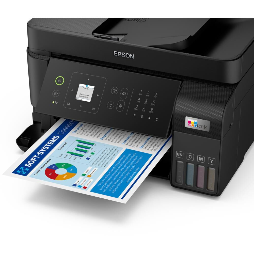 MULTIFUNCIONAL EPSON L5590 ECOTANK USB WIFI RED ADF - 3