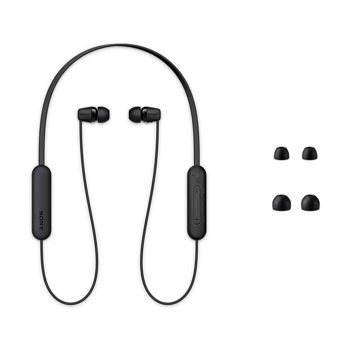 AUDIFONO SONY WI-C100 BLUETOOTH CON MICROFONO NEGRO IN-EAR - 2