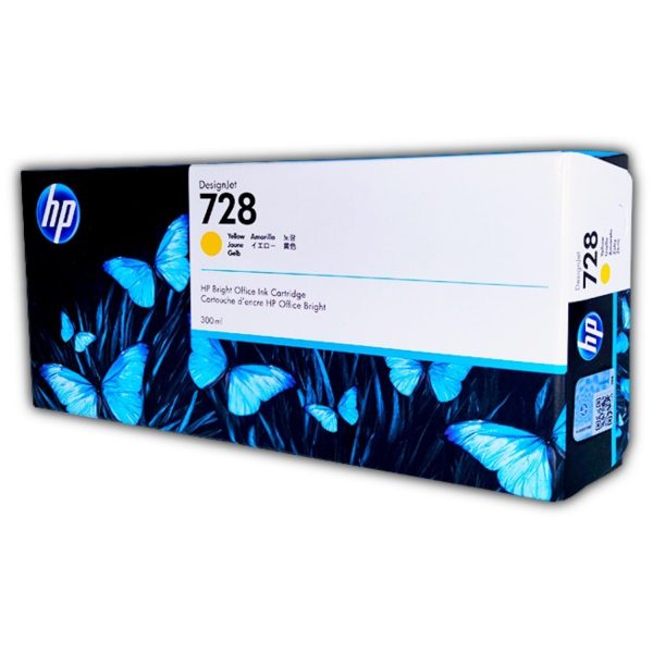 TINTA HP 728 300-ML F9K15A YELLOW PARA T730 - 2