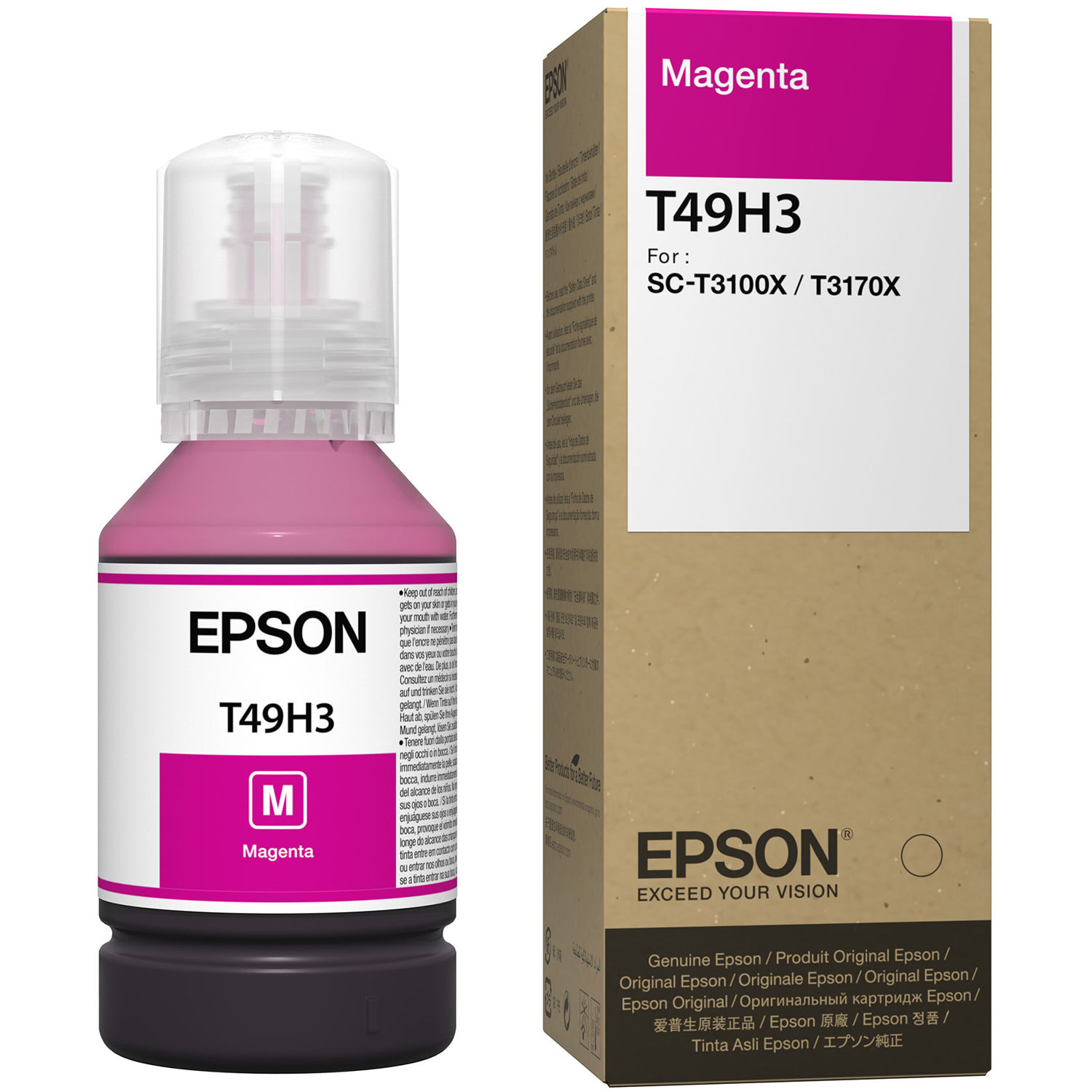 TINTA EPSON T49H MAGENTA PARA T3170X - 1