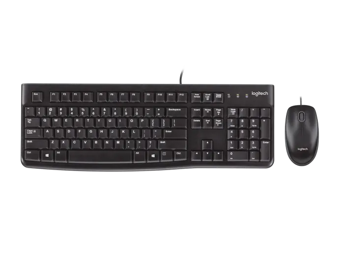 TECLADO Y MOUSE LOGITECH MK-120 USB - 1