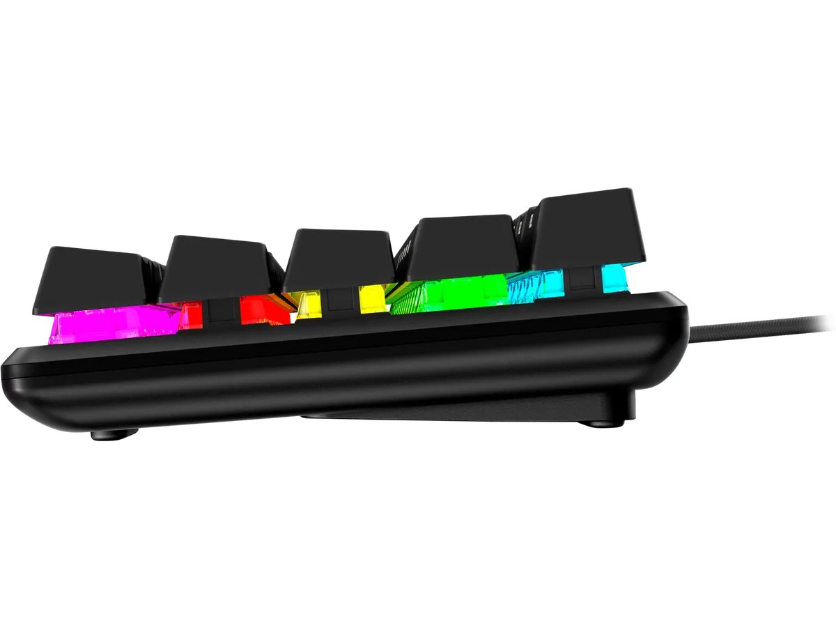 TECLADO GAMER HYPERX ALLOY MECANICO SWITCHES RED RGB INGLES - 4