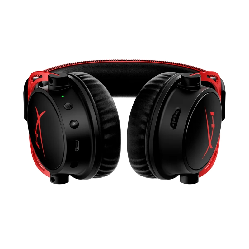AUDIFONOS GAMER HYPERX CLOUD ALPHA WIRELESS 2.4GHZ RED - 4