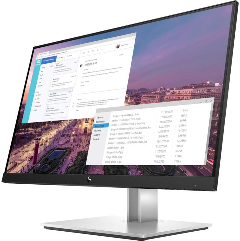 MONITOR HP E23 G4, IPS 23' 1920X1080 FULL HD - 1