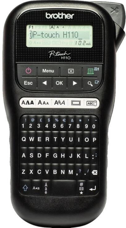 ROTULADORA BROTHER PT-H110BK PORTATIL - 1