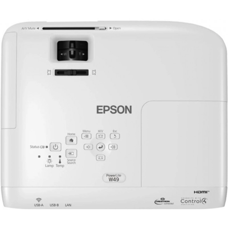 PROYECTOR EPSON W49 3800LWXGA HDMI VGA USB-RJ45-WIFI OPC - 4