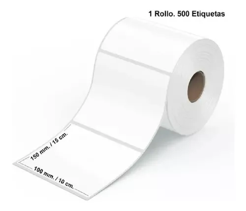 ETIQUETAS ADHESIVAS MERCADO ENVÍOS 100X150 MM 500U./ TODOK - 3