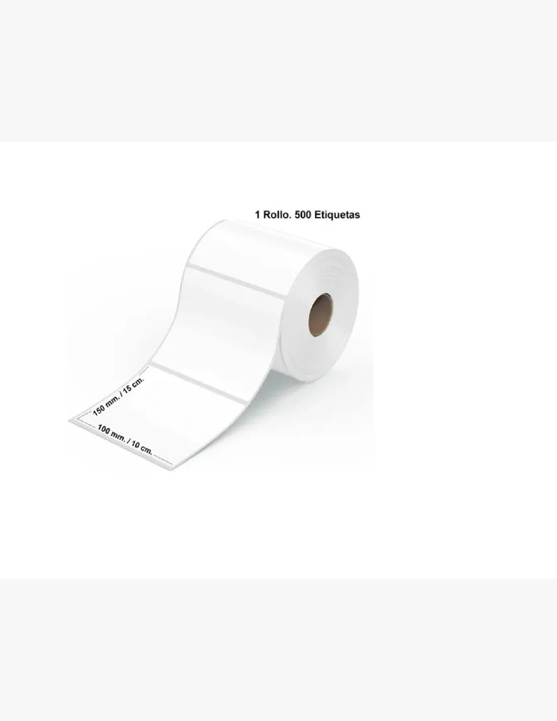 PACK 500 ETIQUETAS ADHESIVAS ETIQUETAS100 100 X 150 MM MERCADO ENVIOS - 2