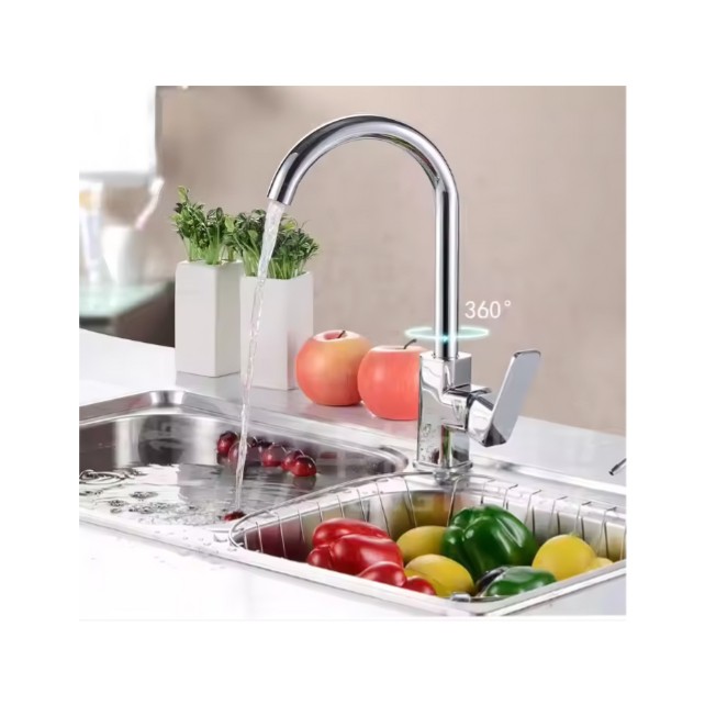 LLAVE GRIFERIA MONOMANDO LAVAPLATOS ACERO INOXIDABLE A10988 - 4