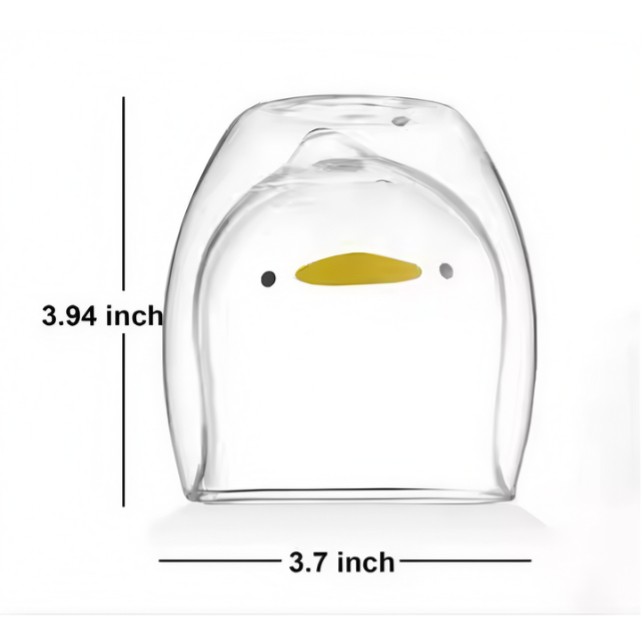 VASO DE VIDRIO 300ML CON FORMA DE OSO DOBLE PARED T-00032-1 - 3