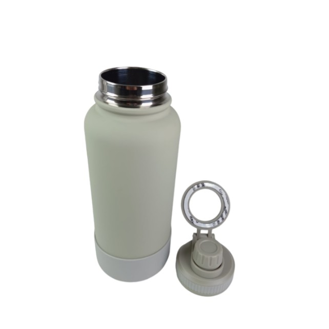 BOTELLA DE ACERO INOX 650ML CON SOPORTE DE TELÉFONO - 2