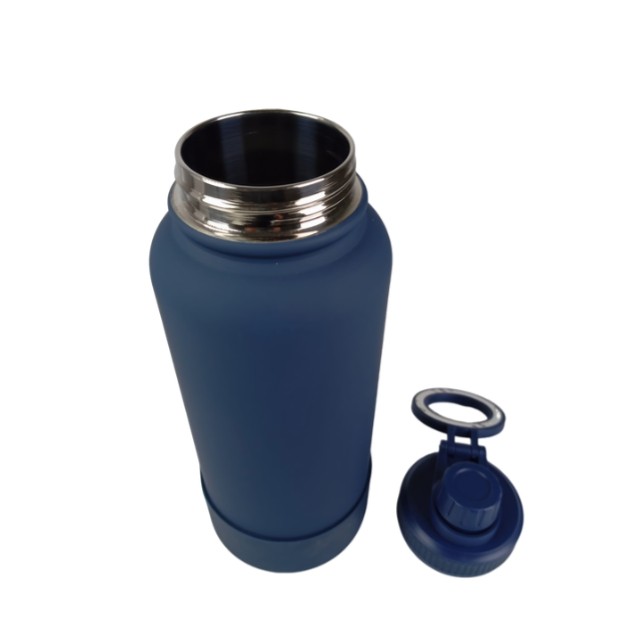 BOTELLA DE ACERO INOX 650ML CON SOPORTE DE TELÉFONO T-1004 - 3